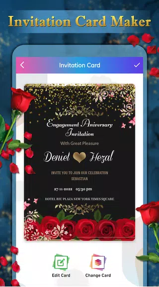 Invitation Card Maker - RSVP 螢幕截圖 2