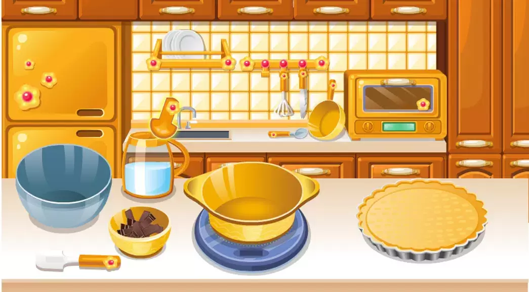 girls cooking games chocolate スクリーンショット 2