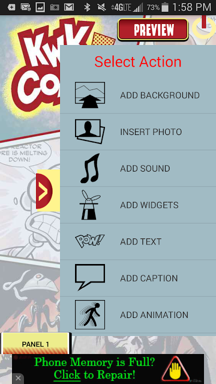 KWKComic Captura de tela 0