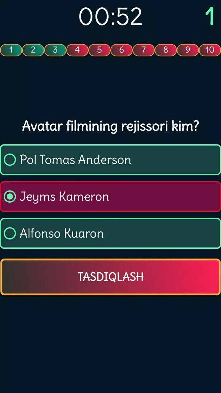 Viktorina Uz - Test savollari Capture d'écran 3