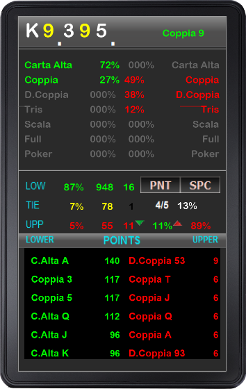 Rocker Poker Calculator II Free 螢幕截圖 3