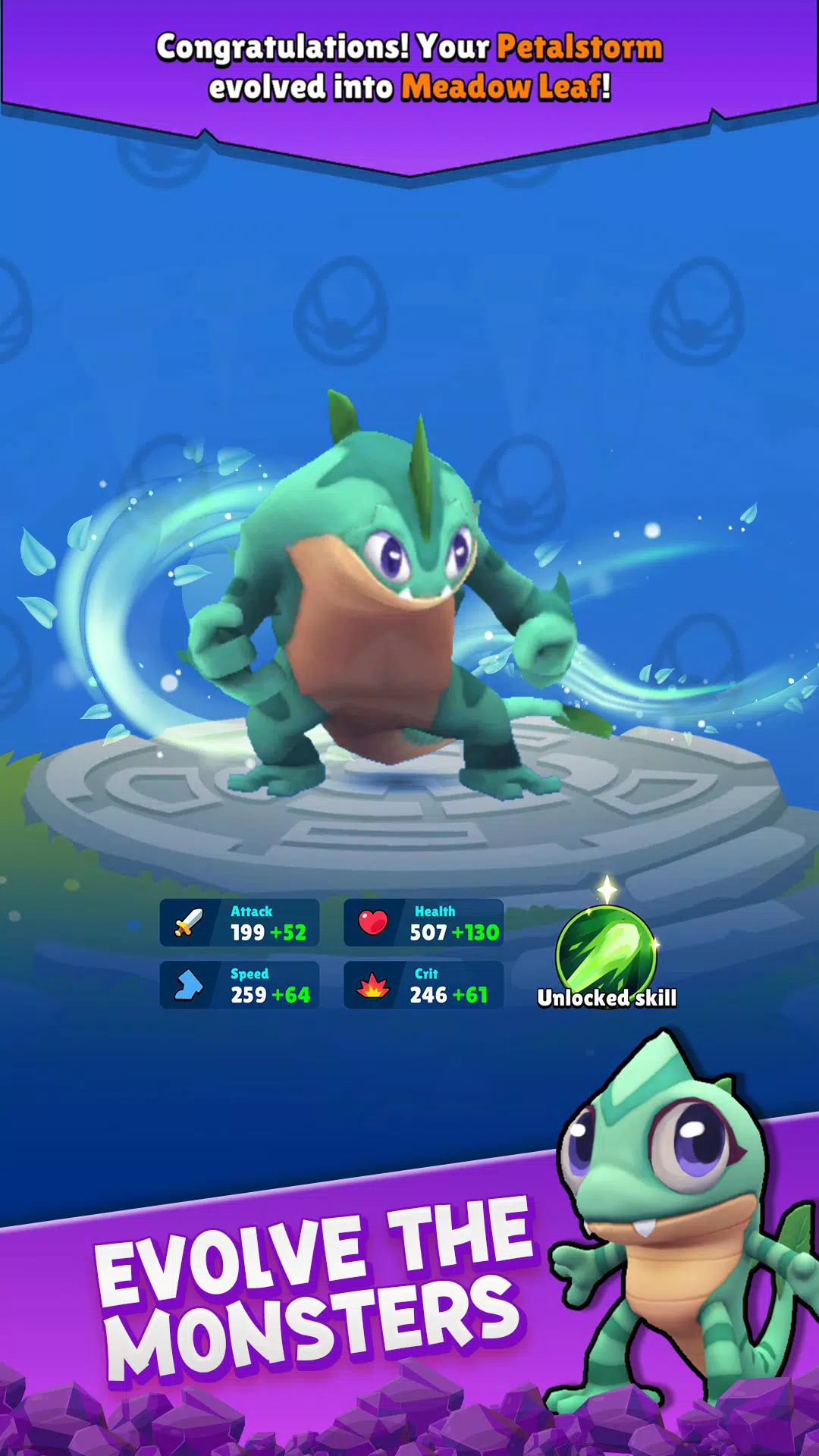 Negamon Lite: Monster Battle 螢幕截圖 2