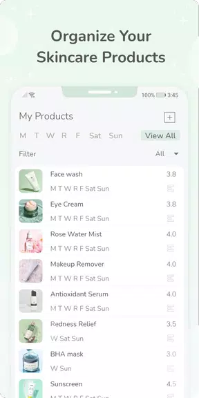 Skincare Diary - スキンケアルーチン日記 スクリーンショット 3