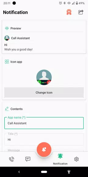 Fake Call and Sms 螢幕截圖 2