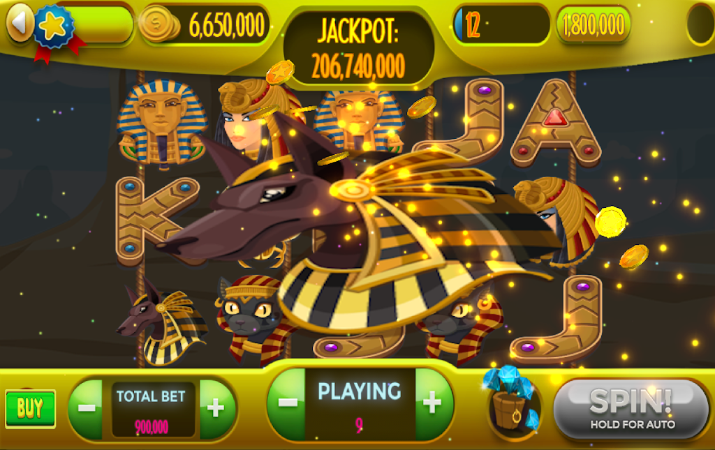 Egyptian Treasures Free Casino Slots 螢幕截圖 1