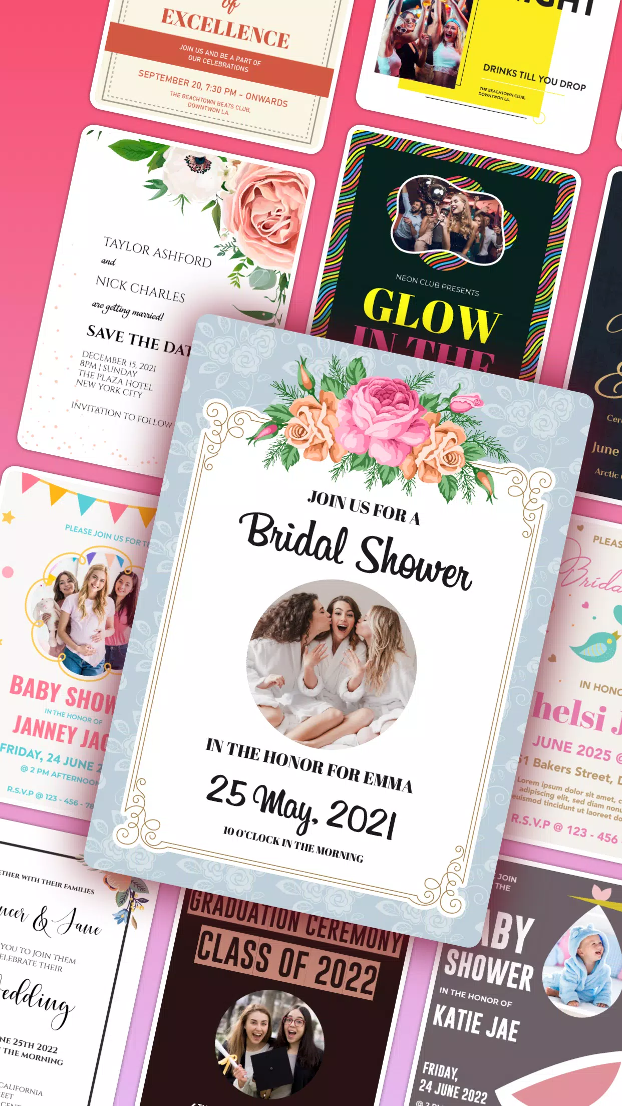 Invitation Card Maker & Design Screenshot 0