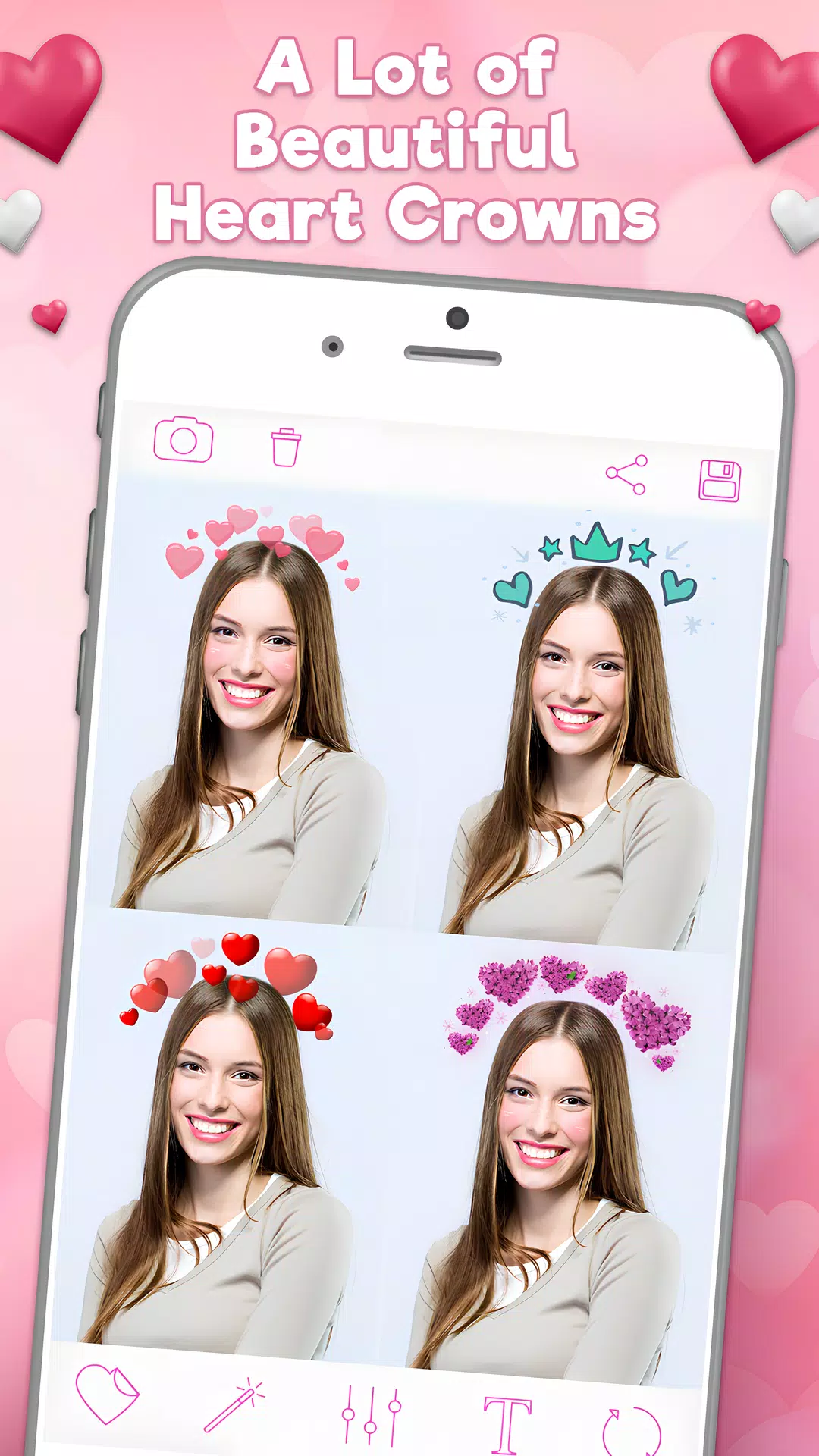 Emoji et autocollants coeur Capture d'écran 1