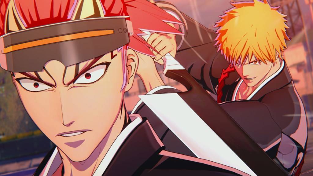 Ichigo tire l'épée sur Renji dans la capture d'écran pour la renaissance de l'eau de Javel des âmes via Steam dans le cadre d'un article sur le plantage sur PC.