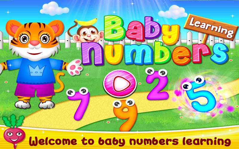 Baby Numbers Learning Game 螢幕截圖 0