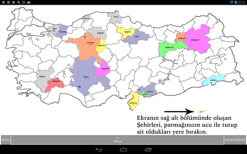Şehir Bulma Oyunu Zrzut ekranu 3