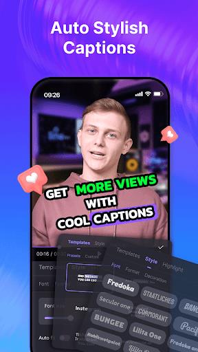 Blink Captions by Vozo AI Ảnh chụp màn hình 1
