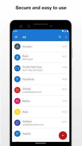 Schermata My Passwords Manager Mod 1
