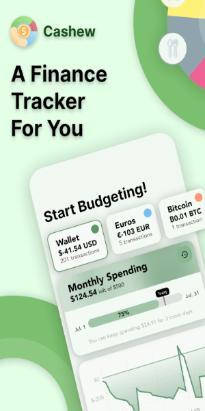 Cashew—Expense Budget Tracker Schermafbeelding 1