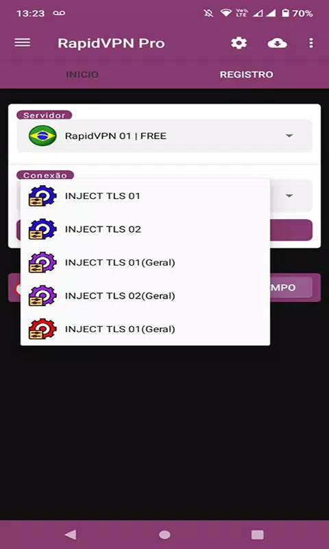RapidVPN PRO Ekran Görüntüsü 1