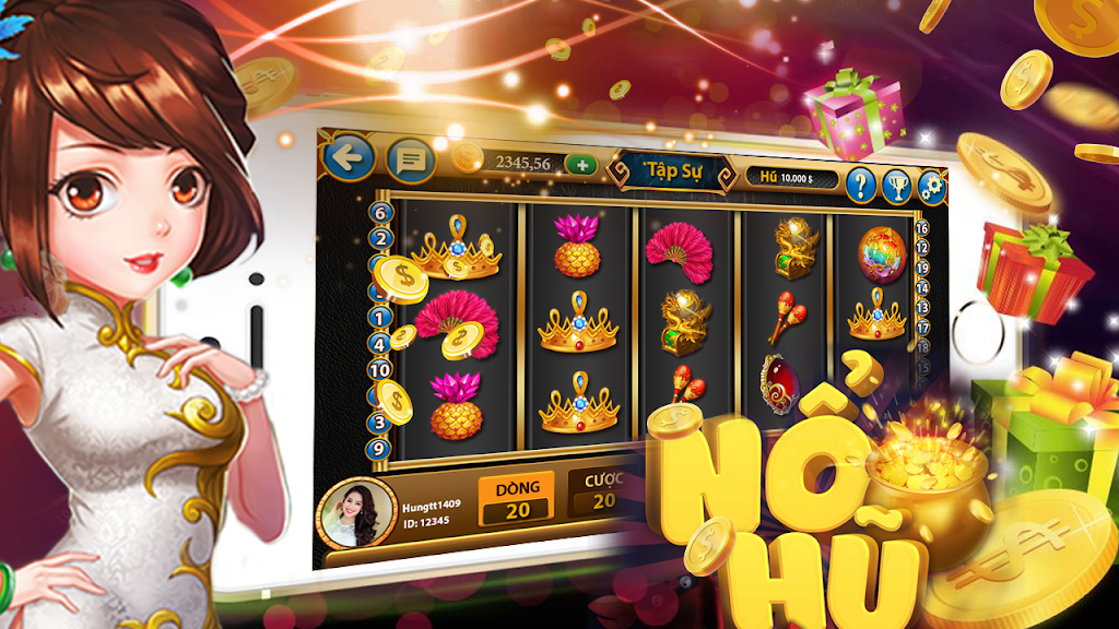 Slot - Vuong quoc lucky, Game Danh Bai Doi Thuong 螢幕截圖 0