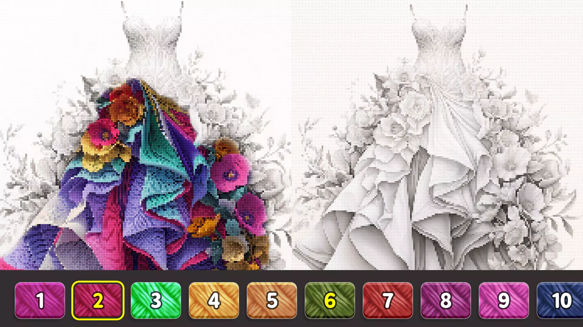 Cross Stitch: Color by Number 스크린샷 1