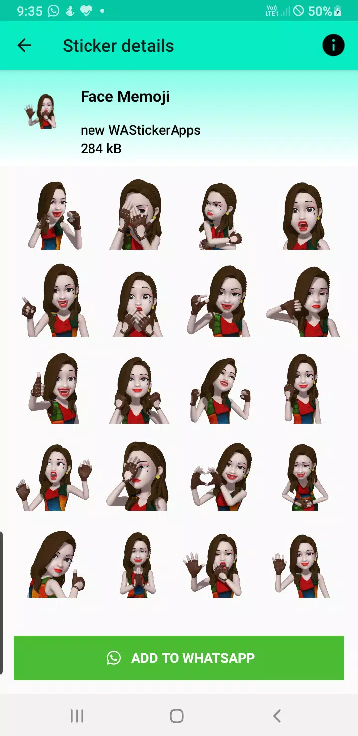 3d emoji stickers for whatsapp 螢幕截圖 3