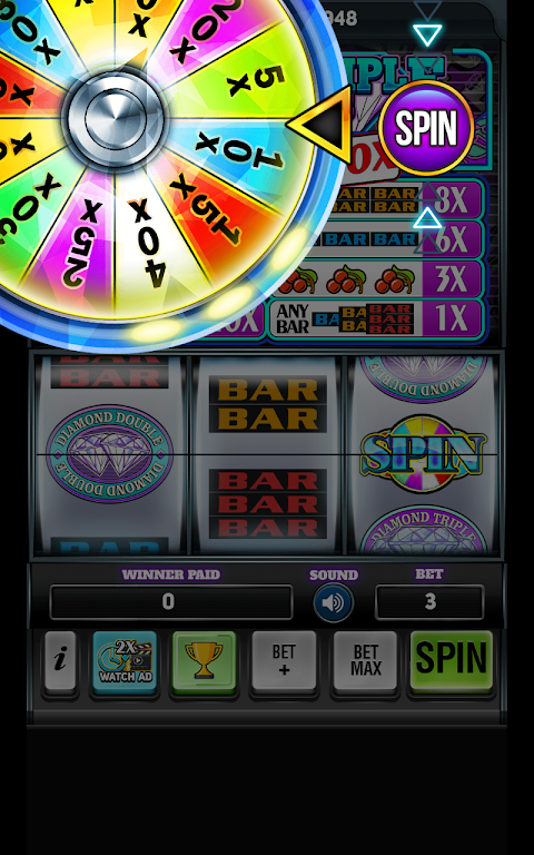Diamond Deluxe Casino - Free Slot Machines স্ক্রিনশট 0