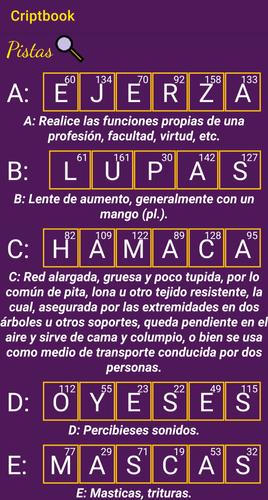 Criptogramas Literarios スクリーンショット 2