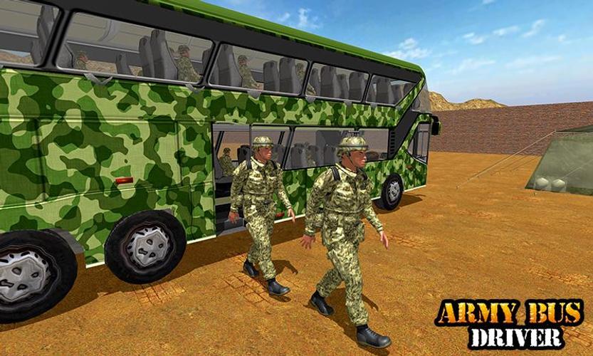 Army Bus Transporter Coach Fun 螢幕截圖 3