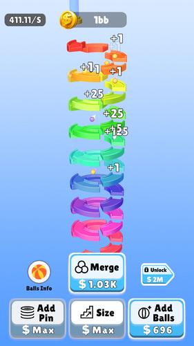 Bouncy Marbles ASMR Captura de pantalla 2