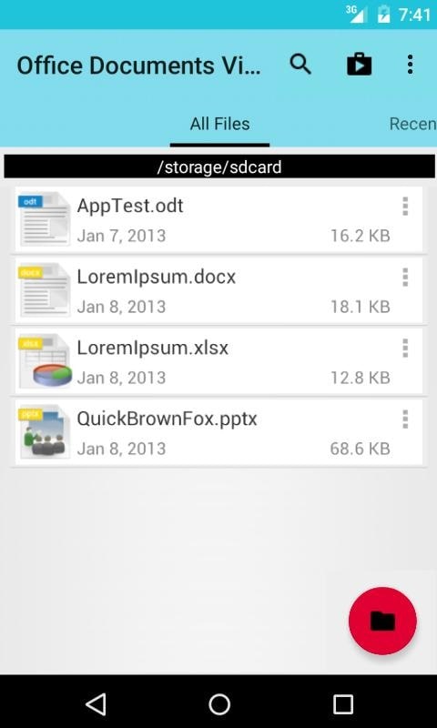 Office Documents Viewer ဖန်သားပြင်ဓာတ်ပုံ 0