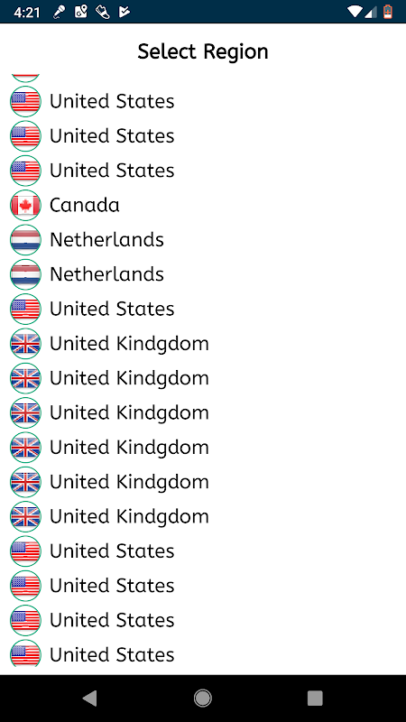 Delta VPN : Secure VPN Proxy : VPN UK, IRAN, USA Скриншот 1