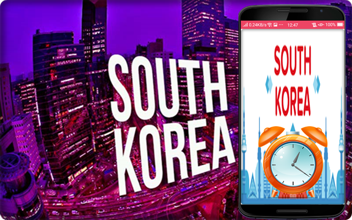 South Korea time Tangkapan skrin 0