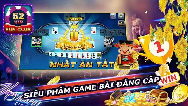 52Vip FunClub Online, Game danh bai doi thuong Ảnh chụp màn hình 0