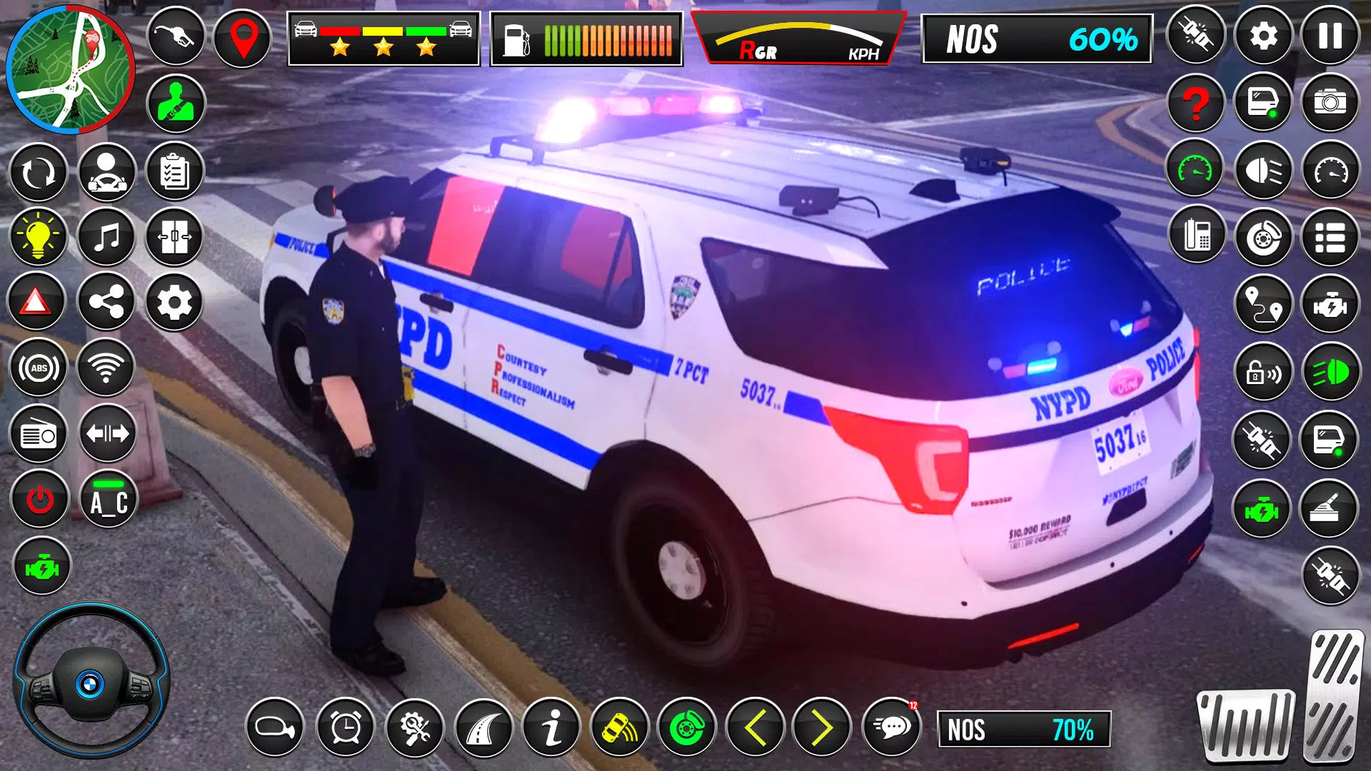 US Police Car Chase Car Game Capture d'écran 1