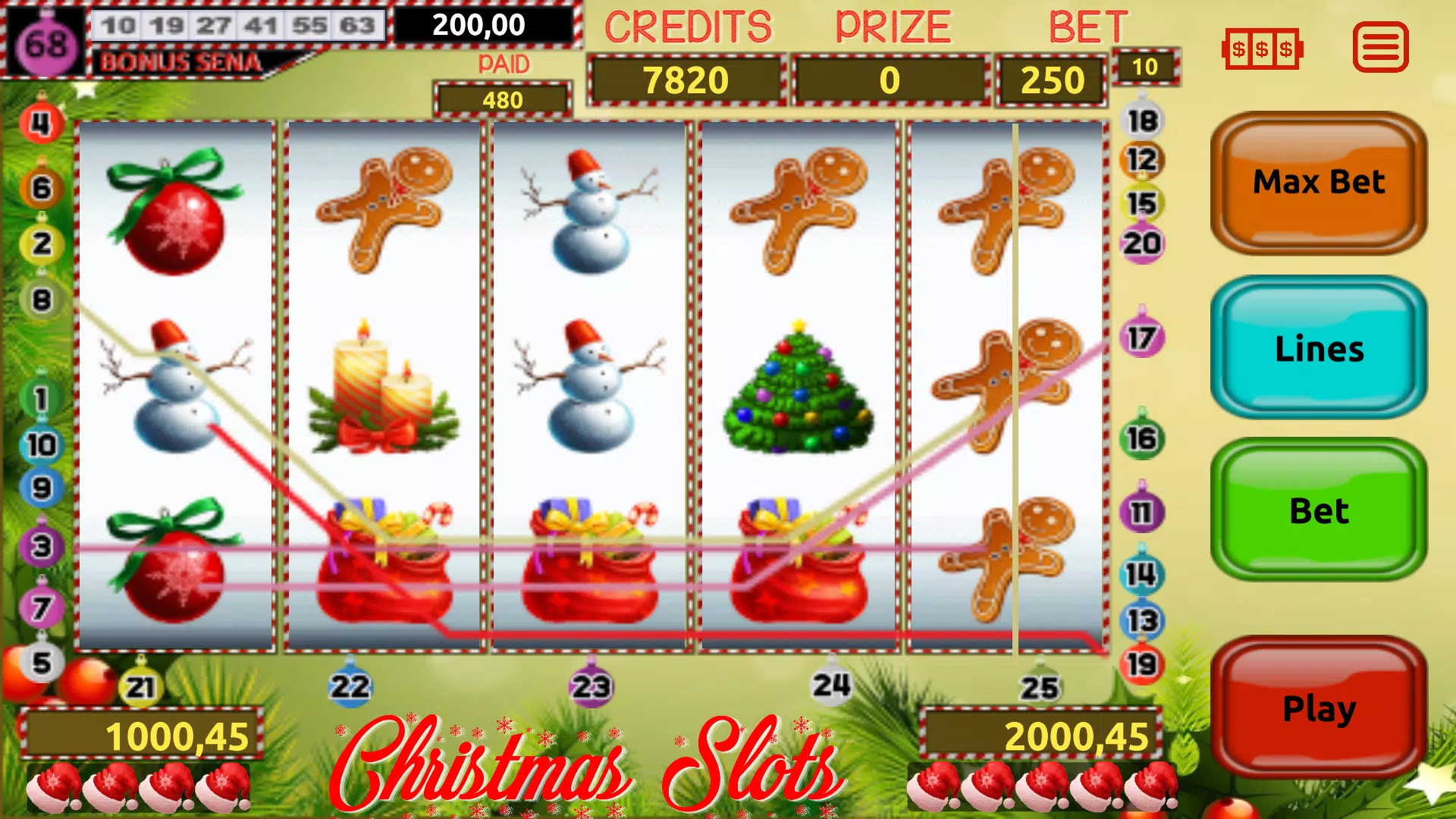 Christmas (Xmas) Slots Capture d'écran 2
