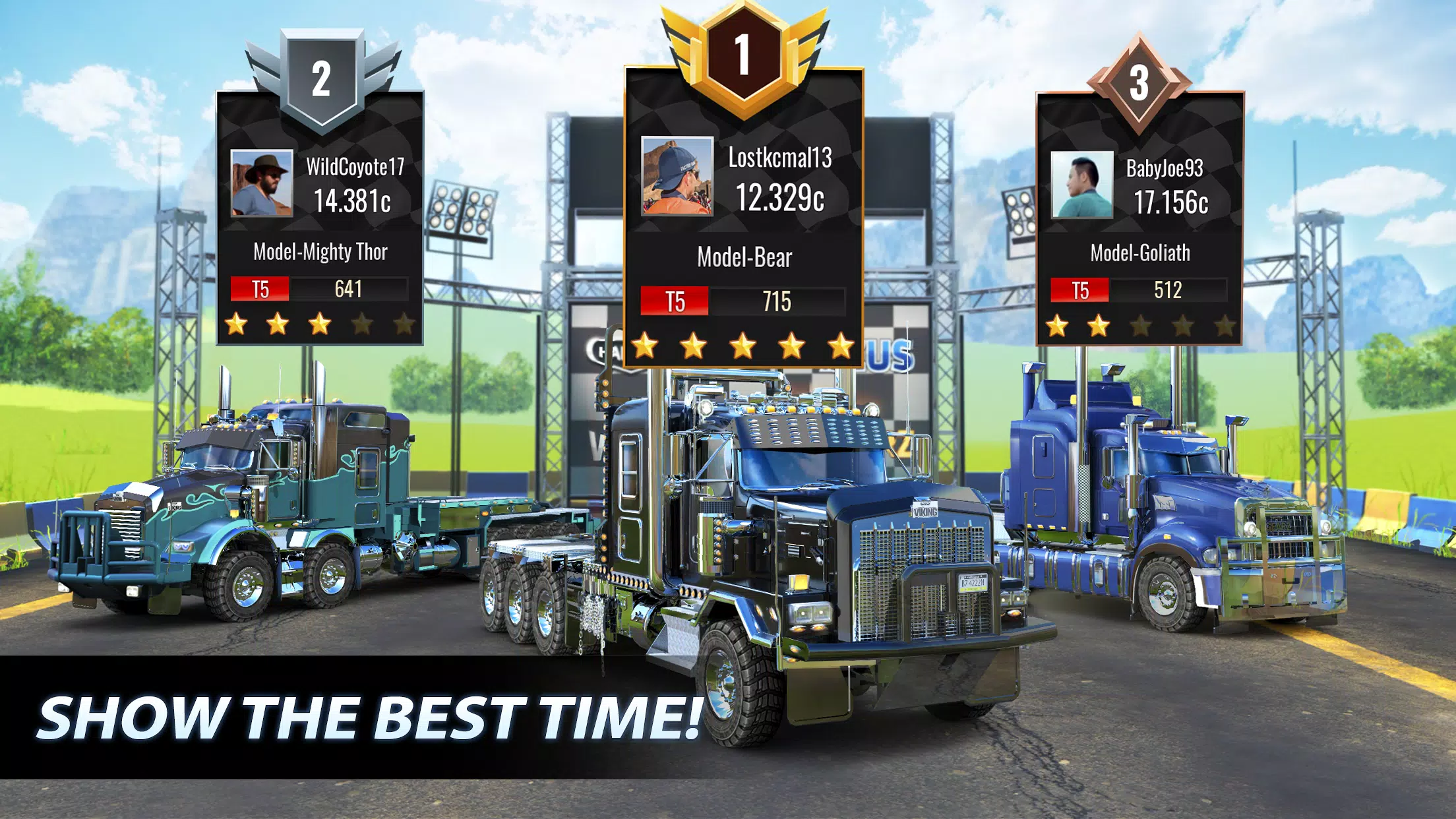 Big Rig Racing: Drag racing 螢幕截圖 2