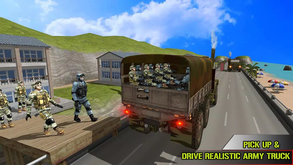 US Army Transporter Truck Game Capture d'écran 0