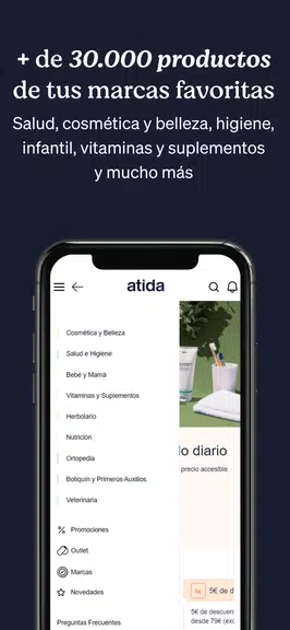 Schermata Atida Mifarma Farmacia online 0