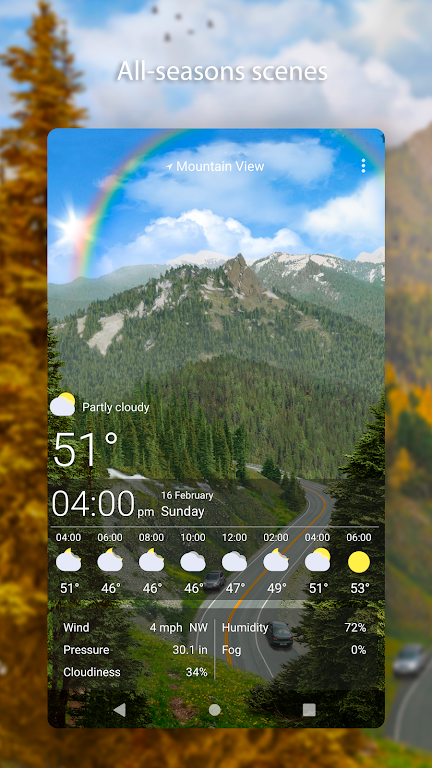 Weather Live Wallpapers 螢幕截圖 2