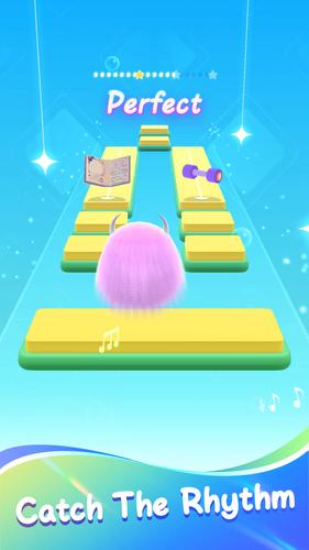 Fluffy Ball: Music Hop Game 螢幕截圖 0