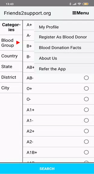 Friends2Support.org 螢幕截圖 2
