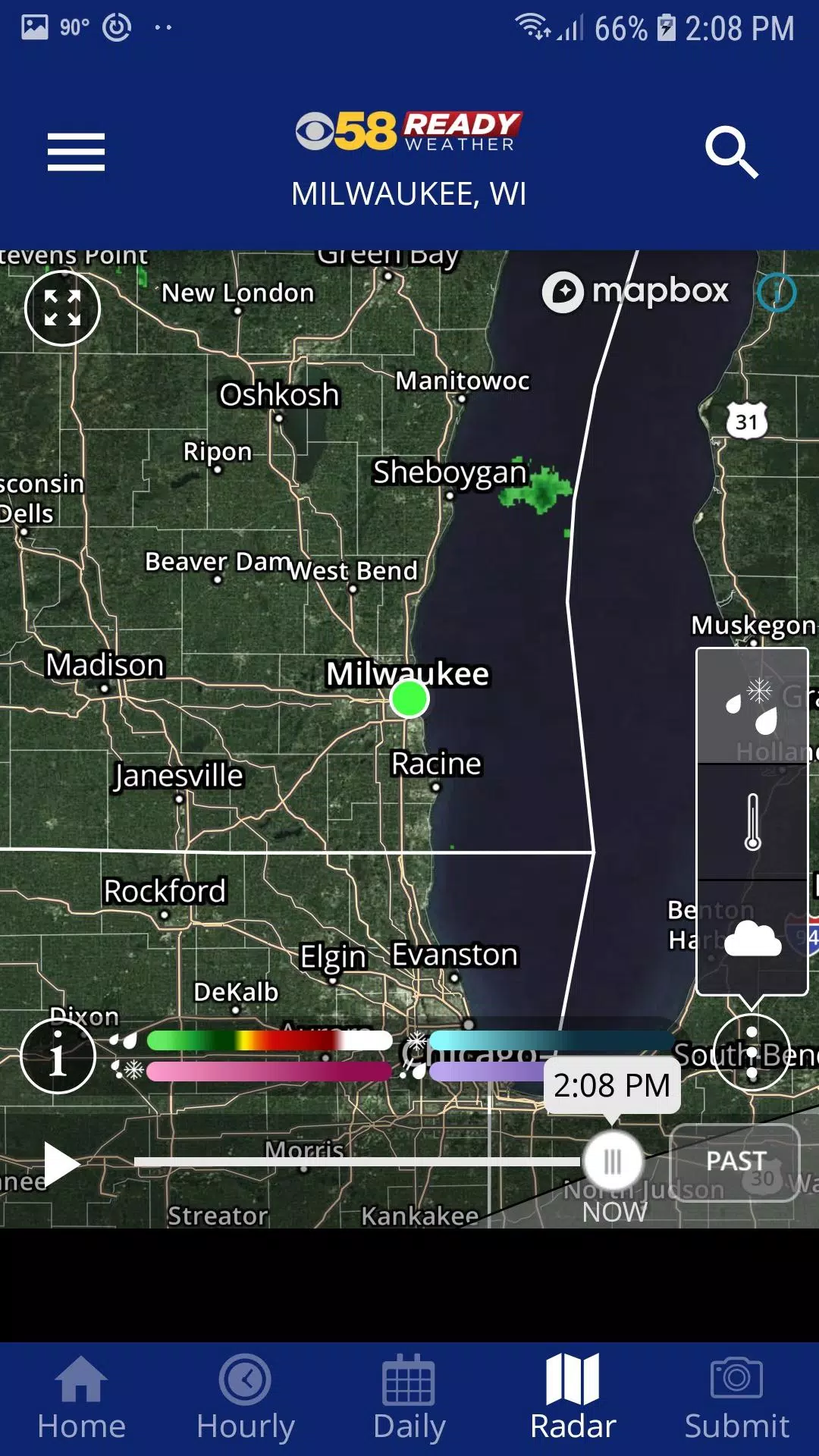 CBS 58 Ready Weather 螢幕截圖 3