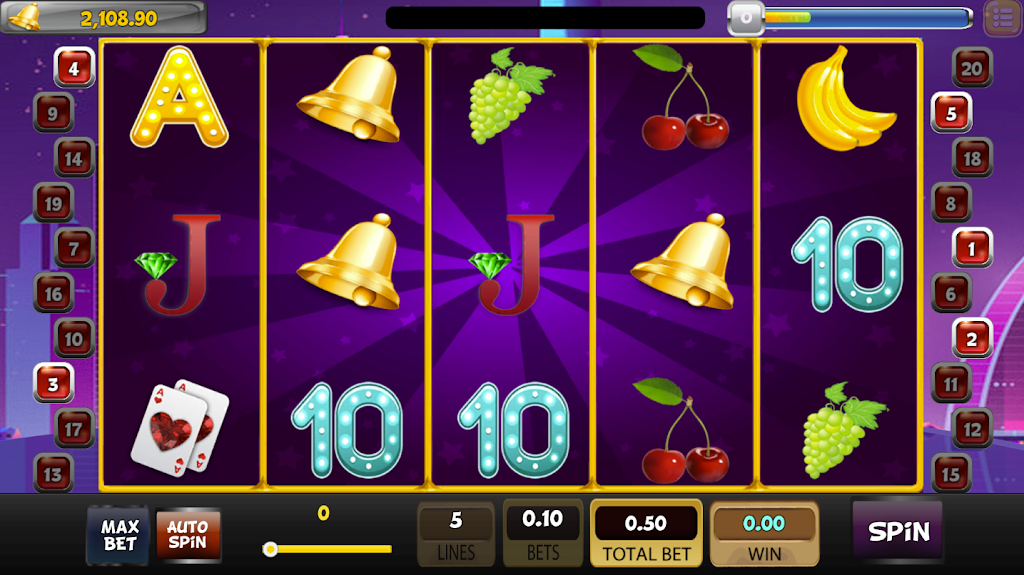 SlotMan - Free Classic Vegas Slot Machine 777 Captura de tela 0