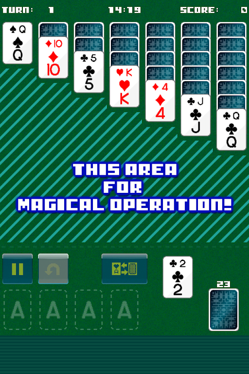 Wizard's Solitaire Klondike Ekran Görüntüsü 1