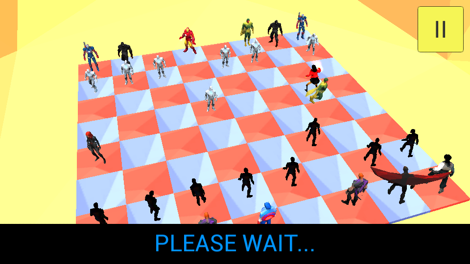 3d Super Hero Chess Schermafbeelding 2