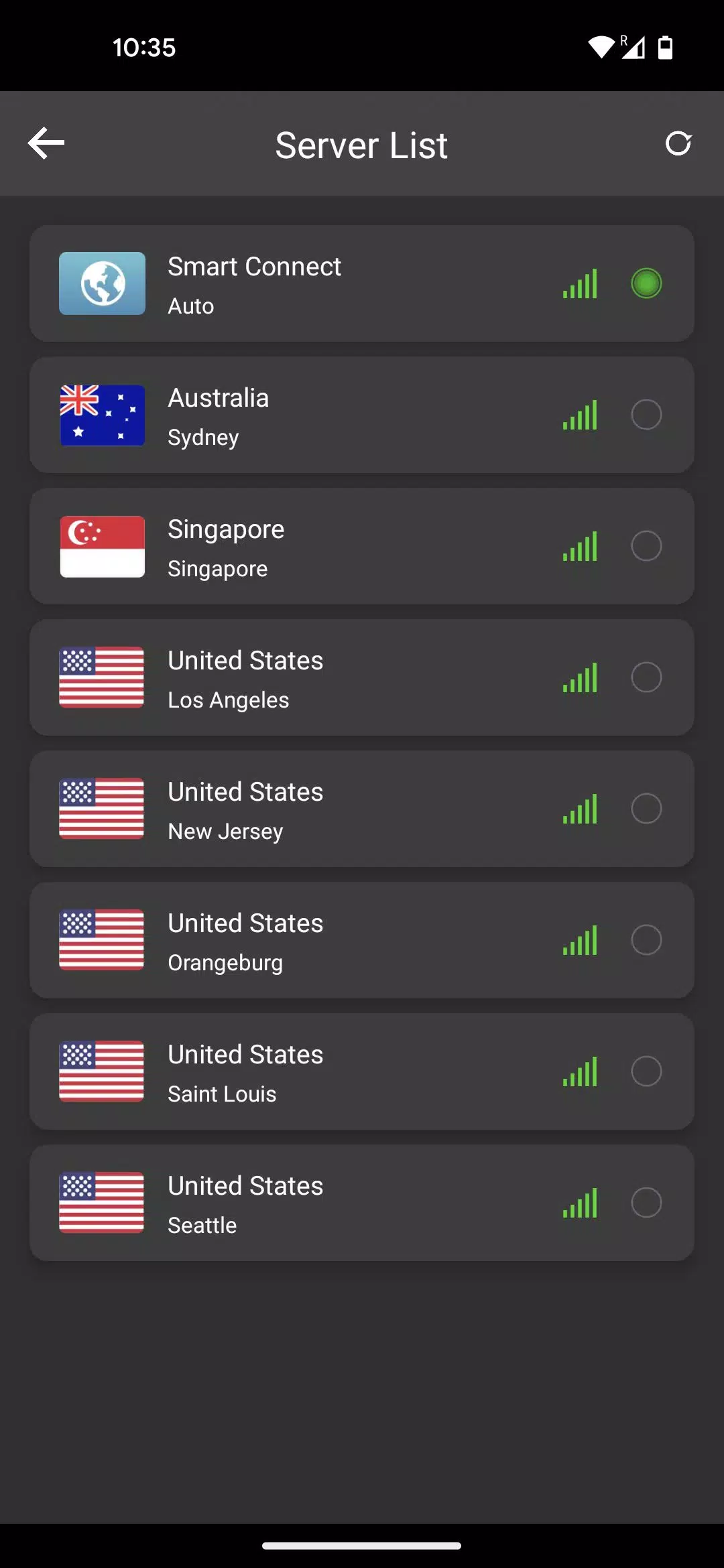 OraVPN Zrzut ekranu 1