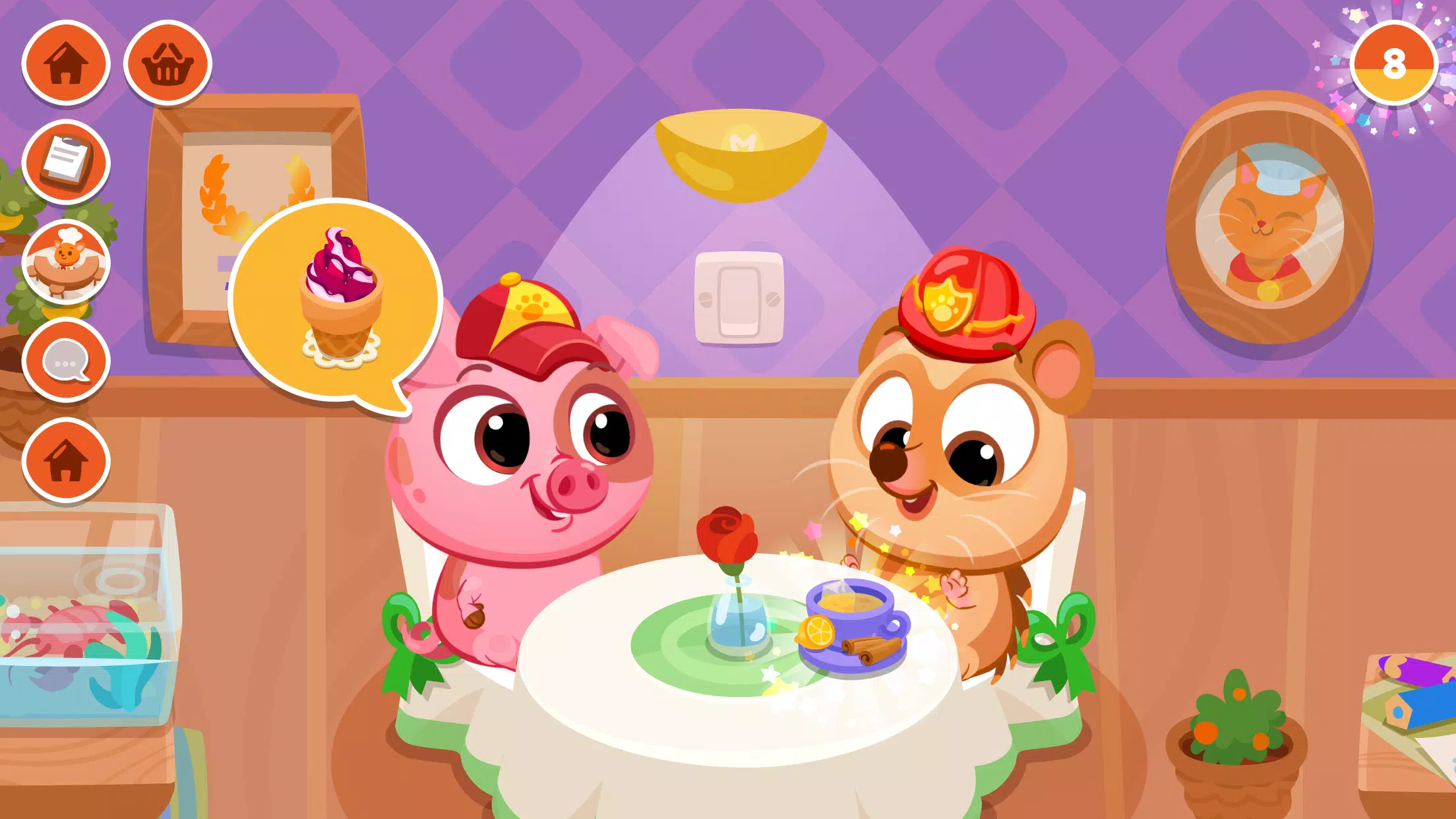 Schermata Bubbu Restaurant - My Cat Game 3