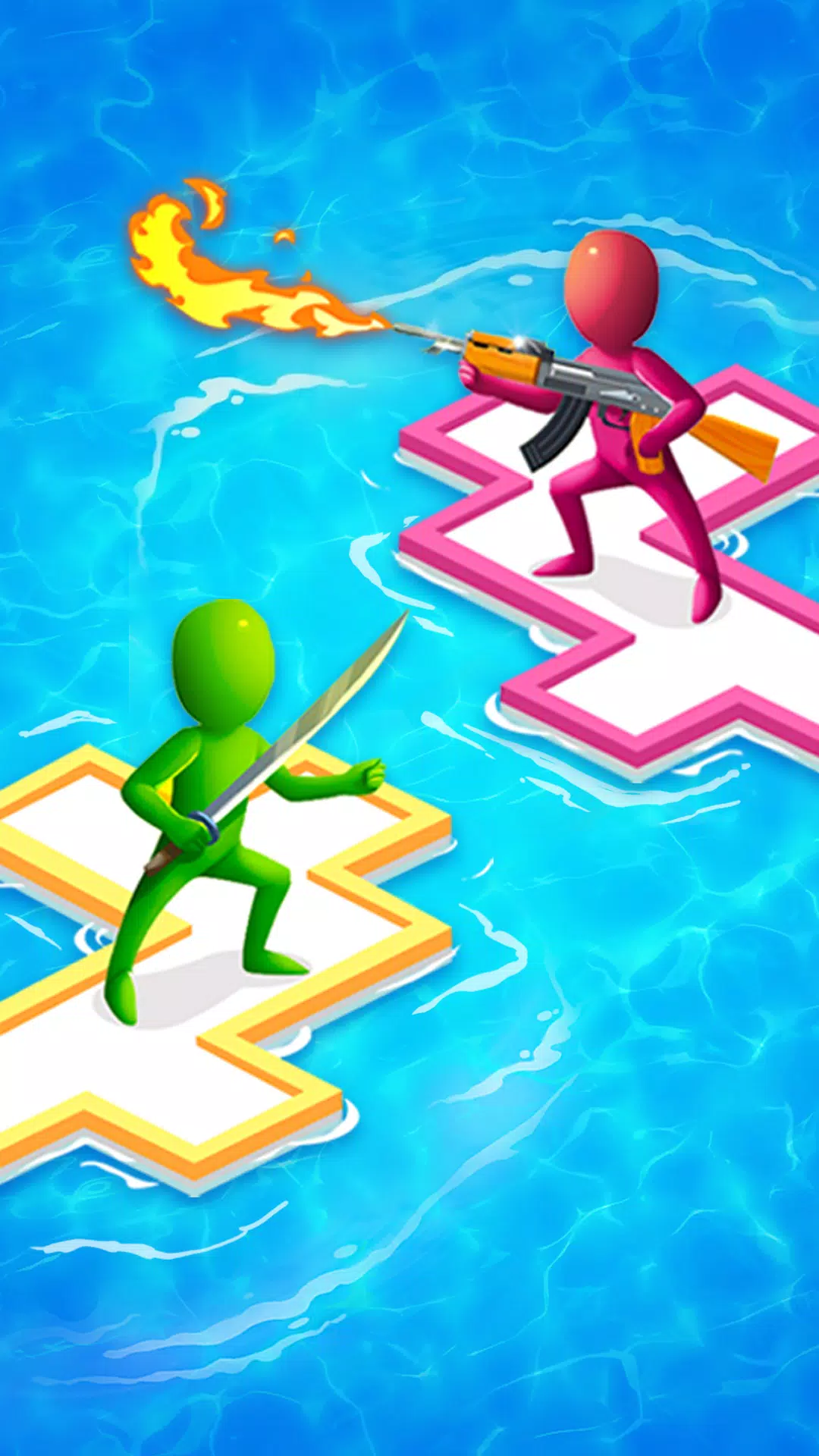 Raft Defense: Crazy Sea Battle 螢幕截圖 0