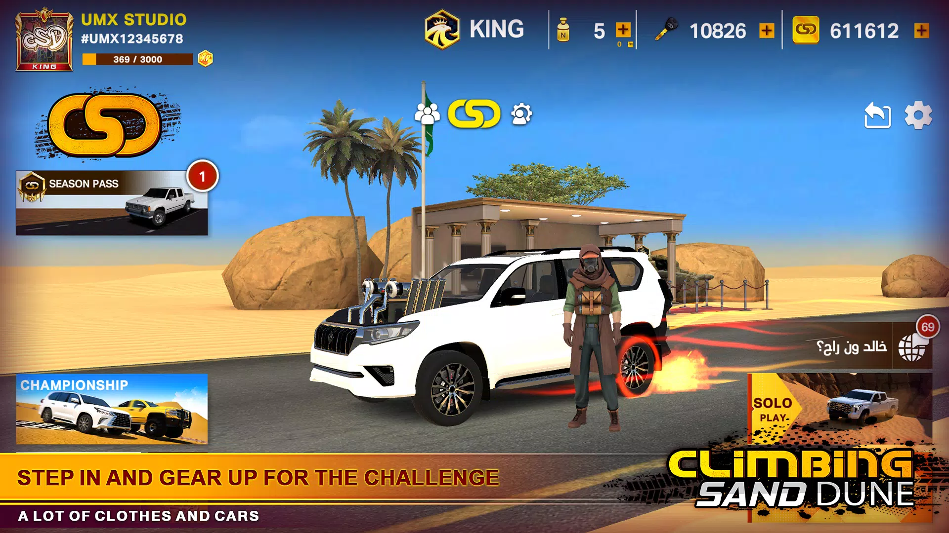 Climbing Sand Dune OFFROAD 螢幕截圖 1