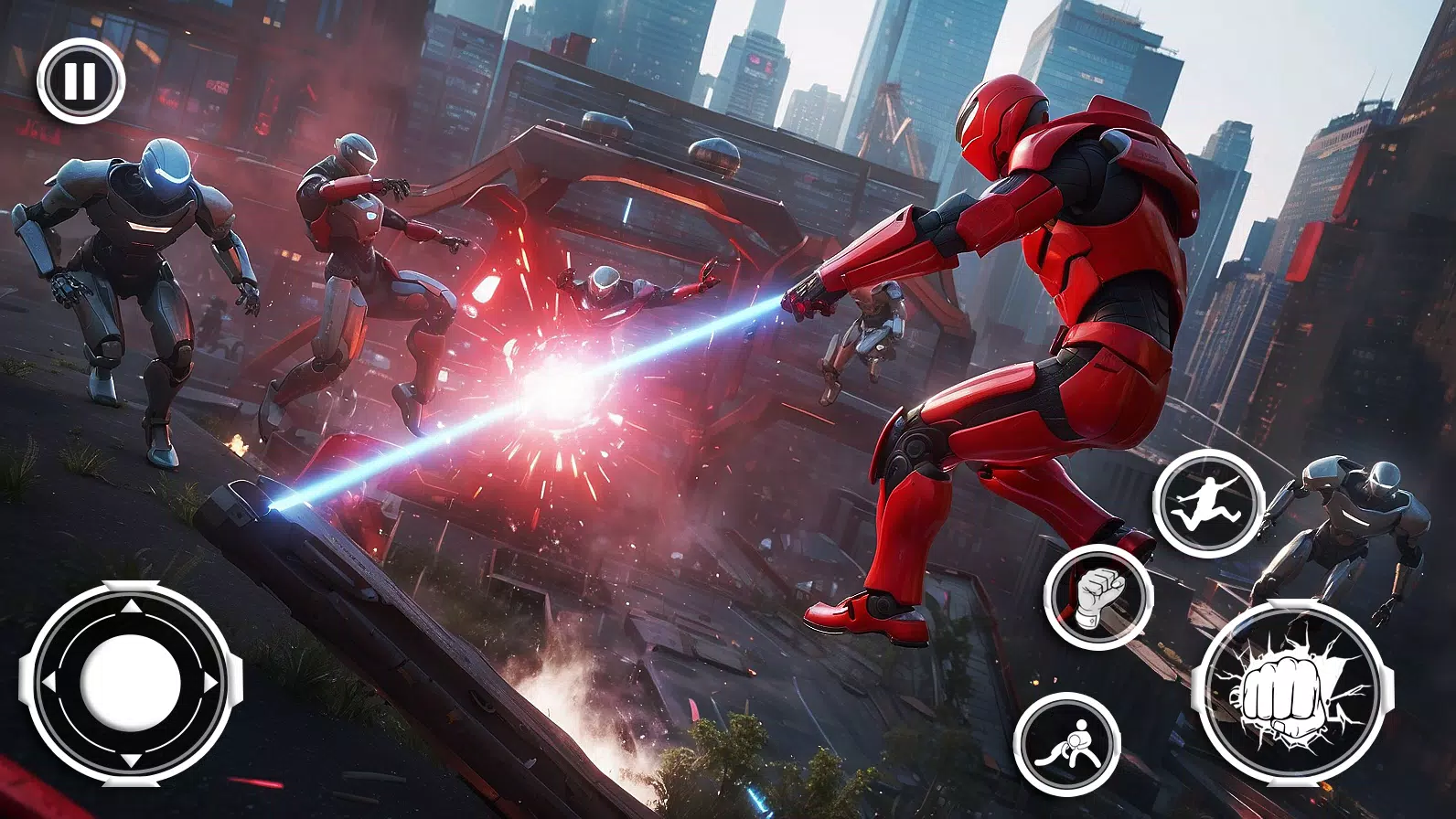 Flying Iron Robot ဖန်သားပြင်ဓာတ်ပုံ 0