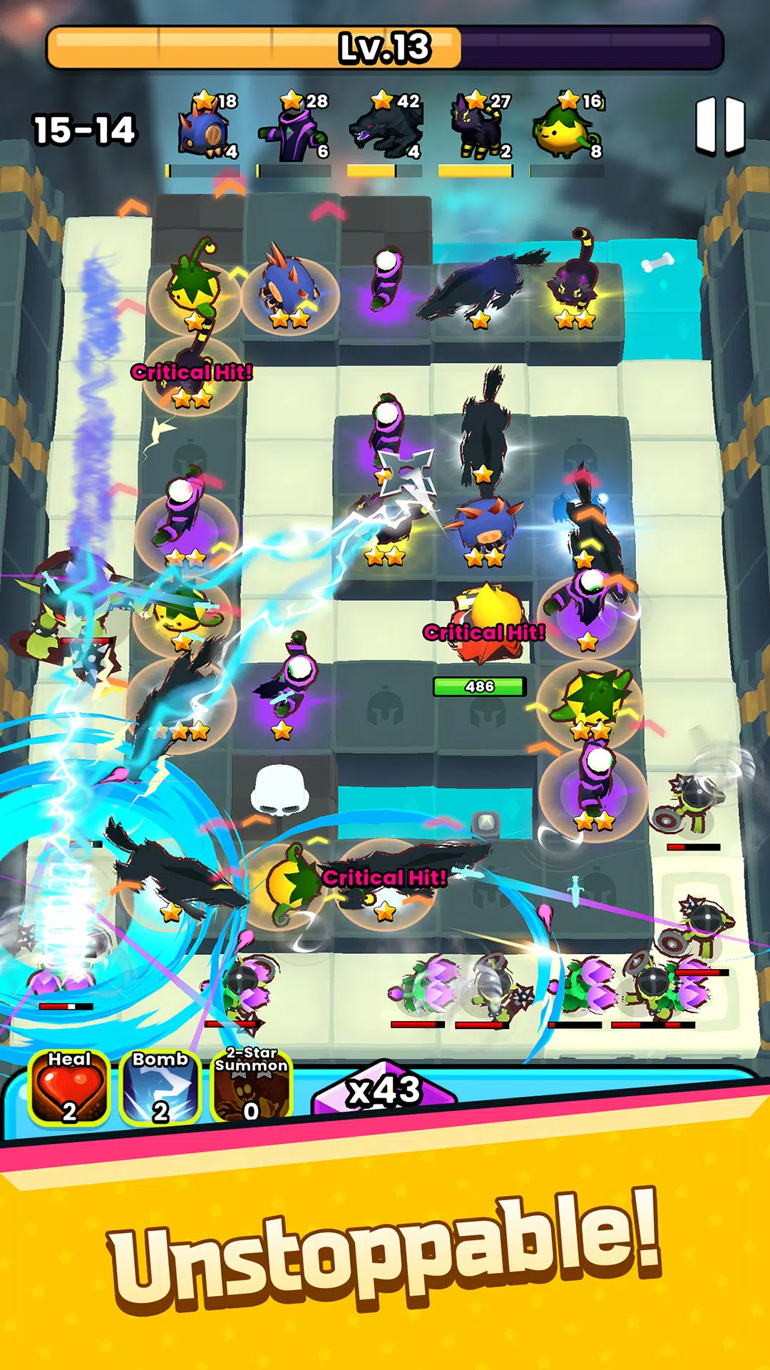 Monstars Evolution Defense TD 螢幕截圖 3