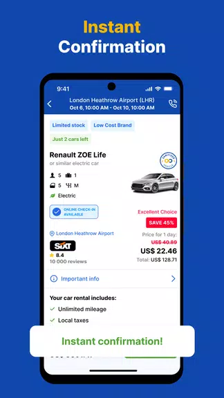 EconomyBookings Car Rental स्क्रीनशॉट 2