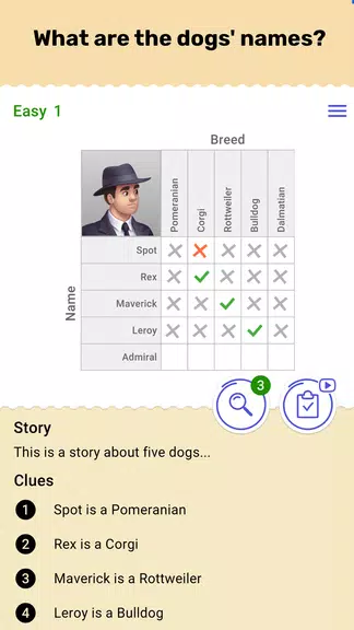 Cross Logic: Smart Puzzle Game Tangkapan skrin 0