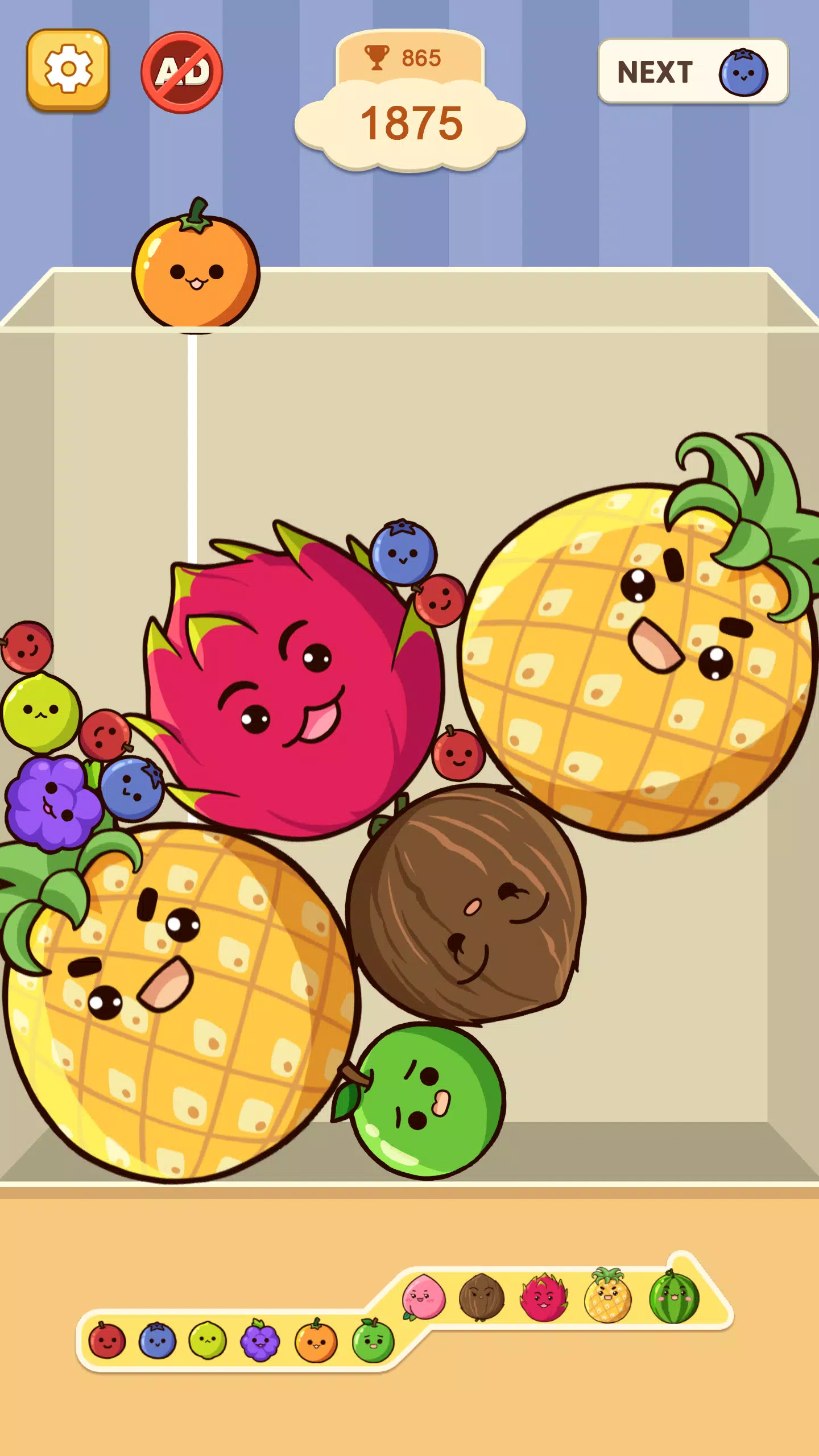 Fruit Merge: Juicy Drop Game 螢幕截圖 3